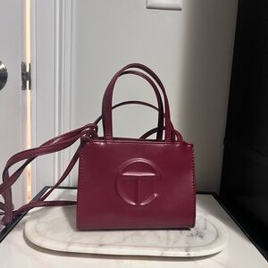 Telfar OxBlood Mini Bag